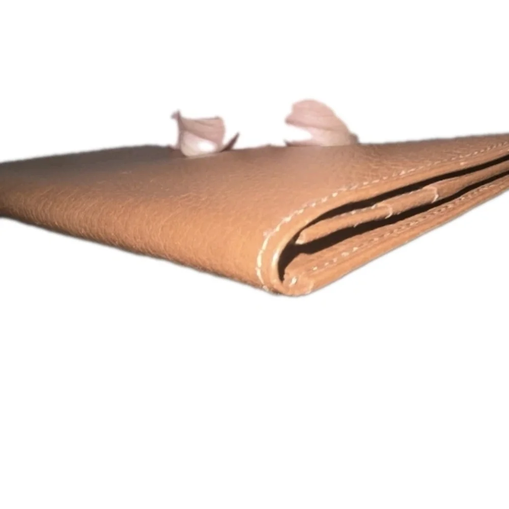 LIKE NEW - Burberry Tan Leather Wallet